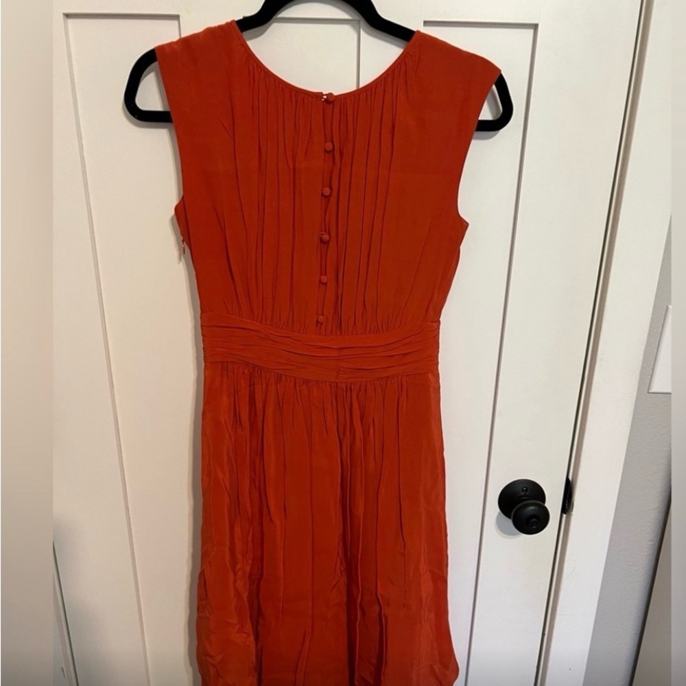 Boden Orange Sleeveless Dress - Picture 4 of 8